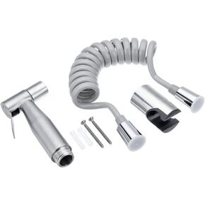 Plastic Handheld Portable Diaper Bidet Set Sprayer Toilet Shower Head Nozzle with Hose Home Bathroom Accessories,2.0m,As Shown (2.0m As Shown)