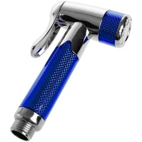 Stainless Steel Handheld Bide Diapers Sprayer Shower ABS Toile Wash Bathroom,Pink (Blue)