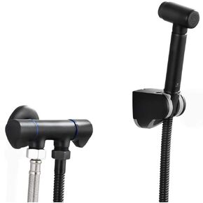 Hand HeldSprayer for Toilet,Black Ancient Body Shower Sprayer Diaper Sprayer for Toilet Water Sprayer-Adjustable Pressure Control