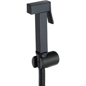 Square Bidet Sprayer, Handheld Bidet Sprayer for Toilet, Portable Cloth Diaper Sprayer Set with Shower Hose, Easy Use,Chrome