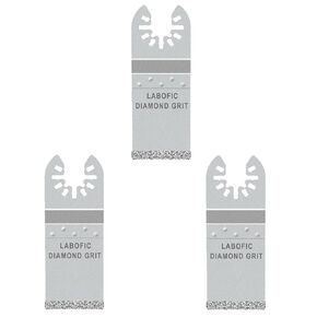 8Pcs Diamond Carbide Oscillating Blades, 5 Types Universal Grout Oscillating Multi Tool Blades for Grout Removal, Cleaning Mortar, Soft Tile Cut