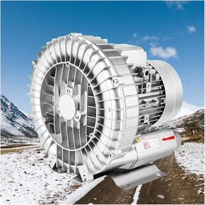 Vortex Ring Blower,Regenerative Blower, Regenerative Blower 0.16HP 0.24HP 0.33HP 0.47HP Vortex Ring Blower 110V 50Hz Single Phase Industrial Vacuum Pump(1100W/1.49HP)