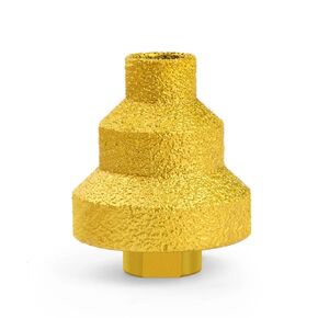 Brazed Pagoda Drill Bit M10 Brazed Diamond Tower Drill Tile Stone Rock Plate Drill Reaming Integrated Bit Diamond Toolsl