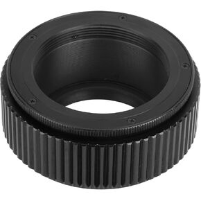 NEWYI M42 M39 25 55mm Camera Adjustable Focusing Helicoid Adapter Macro Extension Tube Black Aluminum Alloy for Macro Photography