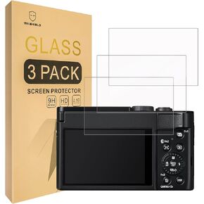Mr.Shield Screen Protector compatible with Panasonic Lumix DC-ZS99 [Tempered Glass] [3-PACK] [Japan Glass with 9H Hardness]