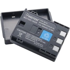 800mAh Canon NB-2LH, NB2LH Replacement Battery Pack for Digital Rebel XT, PowerShot S30/40/45/50/60/70/80 Digital Cameras and ZR, Elura, and Optura Camcorders