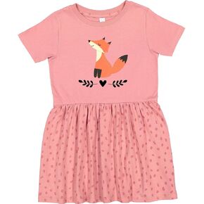 inktastic Fox for Girls Woodland Animal Toddler Dress