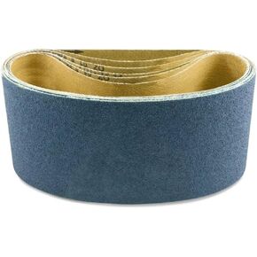 3 X 21 Inch 80 Grit Metal Grinding Zirconia Sanding Belts, 10 Pack