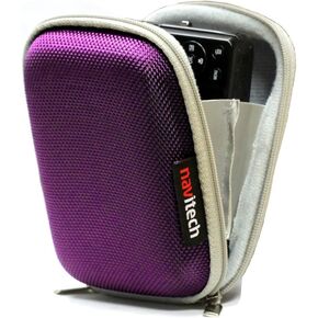 Navitech Purple Hard Water Resistant Case/Cover Compatible With mp3 Digital Audio Player Compatible With FiiO X3 (2nd Gen) Lossless