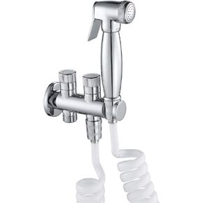 Premium Wall-Mounted Bathroom HandheldToilet Sprayer - Shattaf Sprayer Best Used for Personal Hygiene and Potty Toilet Spray - Perfect Bottom Cleaner Spray and Sho