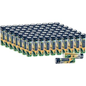 Synergy Digital Camcorder Batteries, Compatible with Zoom Q2n Handy Camcorder, (Ni-MH, 1.25V, 2800mAh), Combo-Pack Includes: 72 x AA Rechargeable Batteries