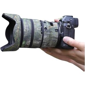 CHASING BIRDS Camouflage Waterproof Lens Coat for Nikon Z 24-70mm F2.8 S Rainproof Lens Protective Cover (Reed Camouflage)