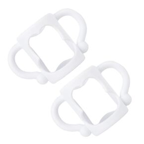SUPVOX 2pcs Silicone Feeding Bottle Handle Compatible Bottle Gripper for Wide Mouth