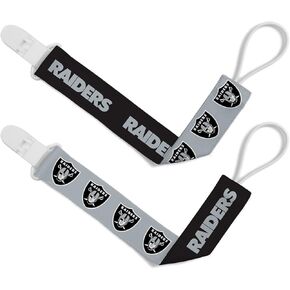 Baby Fanatic NFL Unisex-Baby 2-Pack Pacifier Clips