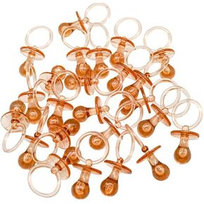 2.5 "Paby Pacifier Party Favors ، 36 قطعة ، تكشف عن جنسنا ، ديكورات دش ، فتاة جنس جنس جدول مبعثر ، ديكور ألعاب الحفلات DIY (أحمر)