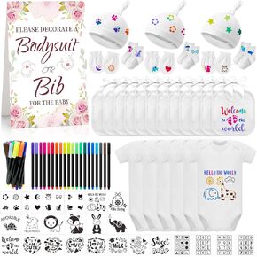 78pcs baby bib bodysuit baby set baby shup dame scl in Kuwait