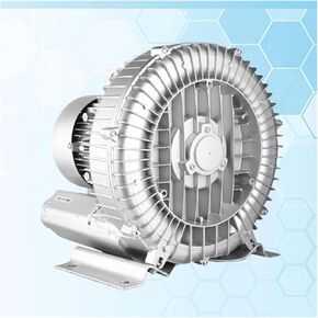 Vortex Ring Blower,Regenerative Blower, 110V 50Hz Regenerative Blower Industrial Vacuum Pump Single Phase High-Pressure Vortex Ring Blower