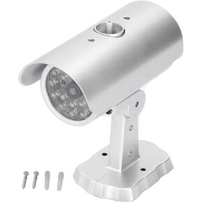 Simulation Camera Dummy Security Camera with Flashing LED Light for Home Shops