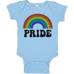 Retro Rainbow Pride Baby Infant Bodysuit