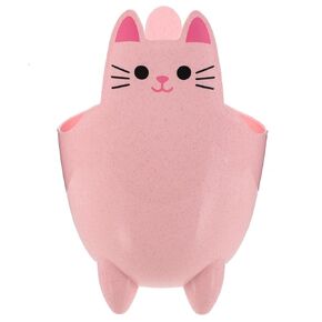 Tiny Trash Can Desktop Garbage Can Cat Shape Mini Can for Boys and Girls