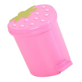 CHILDWEET Aesthetic Small Container Cartoon Strawberries Desk Wastebasket Home Decor