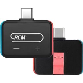 RCM Loader One-Click Payload Injector for CFW - Built-in Bluetooth RF ATMOSPHERE, ReiNX, and SXOS, Auto-Inject Tool Kit with RCM Jig, Micro USB Cable