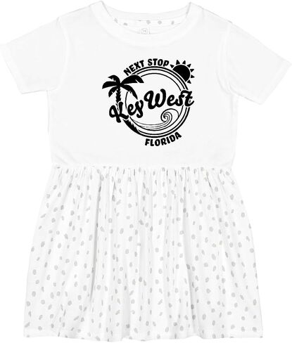 inktastic Next Stop- Key West, Florida Toddler Dress in Saudi Arabia