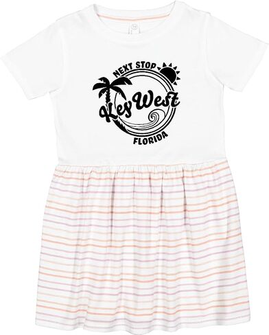 inktastic Next Stop- Key West, Florida Toddler Dress in Saudi Arabia