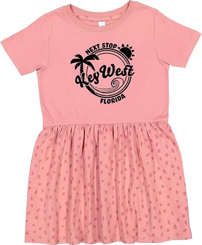 inktastic Next Stop- Key West, Florida Toddler Dress in Saudi Arabia