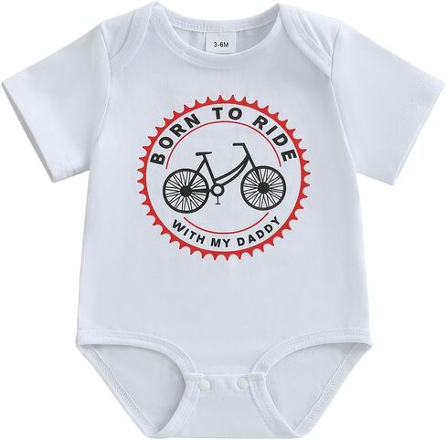Canis Infant Newborn Baby Boys Girls Funny Letters Bodysuit Short Sleeve Neutral Baby Announcement Romper in Saudi Arabia
