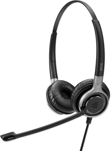 Sennheiser SC 665 (507256) - Double-Sided Business Headset | For Mobile Phone and Tablet Connection | with HD Sound & Ultra Noise-Cancelling Microphone (Black) in Saudi Arabia