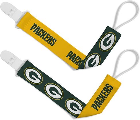 Baby Fanatic NFL Unisex-Baby 2-Pack Pacifier Clips in Saudi Arabia