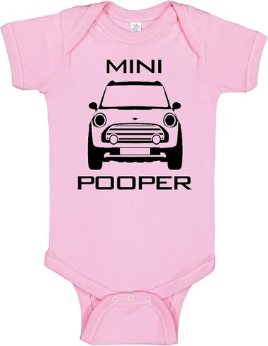 Reaxion Cute Funny Baby Boy Girl Mini Pooper Bodysuits - Handmade Humorous Clothes For Newborn Infants in Saudi Arabia