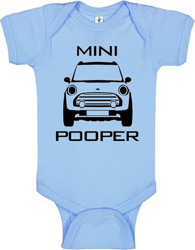 Reaxion Cute Funny Baby Boy Girl Mini Pooper Bodysuits - Handmade Humorous Clothes For Newborn Infants in Saudi Arabia