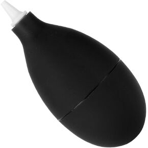 Precise Silicone Dust Blower Pump Cleaner Tool for Camera, Watch, Phone, Keyboard, Lens, and Filter Cleaning (Black)