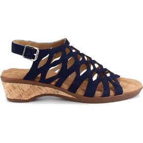Ros Hommerson Women's Katia Comfortable Sleek Laser Cut Sandals