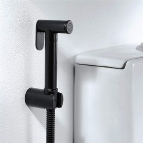 Black Women's Wash Faucet Set Full Pressure and Leakproof HandheldToilet Sprayer Kit | Hand Held Cloth Diaper Sprayer for Toilet | Easy to Install Bathroom Diaper