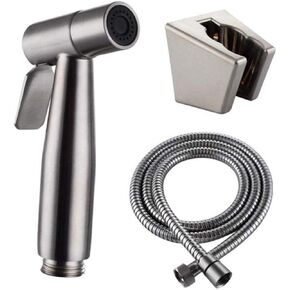Toilet HoseSprayer Toilet Sprayer Kit Personal Sanitary Shower Set - 304 Stainless Steel Shower Washer Nozzle Wall Mounted