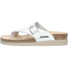 Mephisto Womens Helen Leather White Sandals 7 US