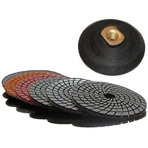 4" STADEA Granite Polishing Pad Grit 200 for Wet Sanding Polishing Granite/Granite Tile/Granite countertop polishing