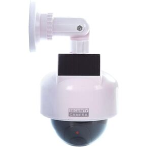 Simulated Fake Security Camera, with LED Light at Night, for Home and Businesses Security Indoor/Outdoor Waterproof