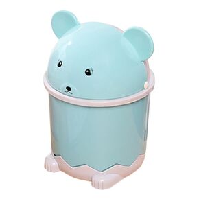 Cartoon Decorative Small Waste Basket Desk Trash Can Mini Small Decorative Waste Basket Mini Rubbish Bin