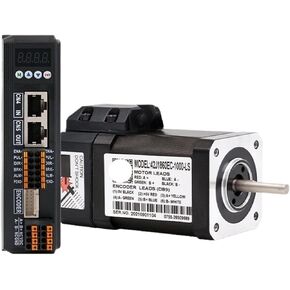 1pcs Closed Loop Stepper Motor Kit 0.7N.m 99oz-in Step Motor and Drive Unit 2HCS558 Style for Automatic Door(Motor with 2m Cables)