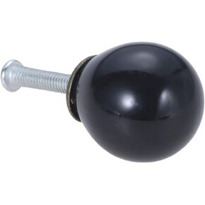 1Pc 21 * 26mm Round Ceramic Door Knobs Cabinet Drawer Dresser Cupboard Kitchen Furniture Pulls Handle Kid'Room Decoration Handles - (Color: White)
