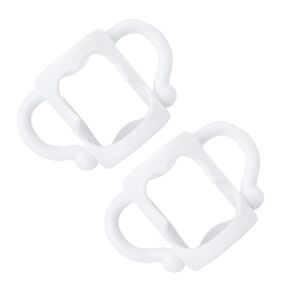 Milisten 2pcs Silicone Handle Bottle Handle Feeding Bottle Grip Bottle Grip Bottle Handles Handle for Milk Bottle Silicone Feeding Bottle Handle White