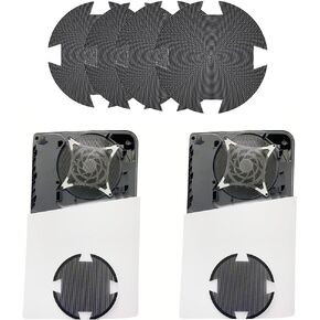 Dust Filter for PS5 Pro/PS5 Slim Dust Prevention Dust Cover Fan Cover PlayStation 5 Pro Optical Drive Version/Digital Version Game Console Accessory (4 Pack)