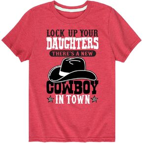Instant Message - New Cowboy in Town - Toddler Short Sleeve T-Shirt