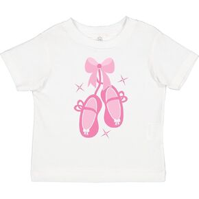 inktastic Ballerina Pink Ballet Slippers Toddler T-Shirt