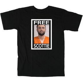 Typhoon's Tops Scottie Scheffler Mugshot Free Scottie Shirt T-Shirt Toddler 4T