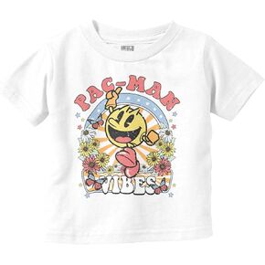 Pacman Arcade Game Spring Vibes Toddler Baby Girl T Shirt